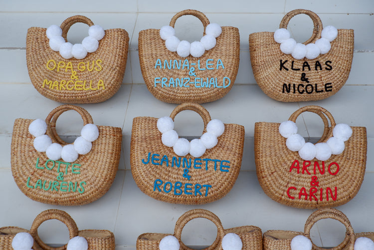 Personalized bag / Beach wedding bag