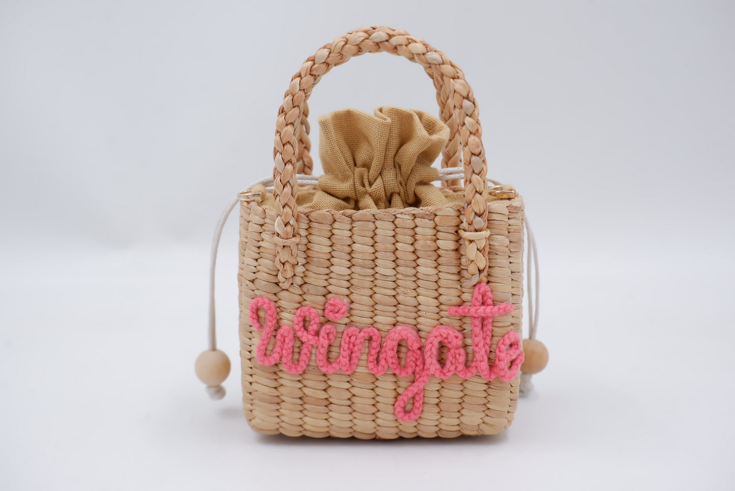 kids purse, kids bag, personalized straw bag, girls purse