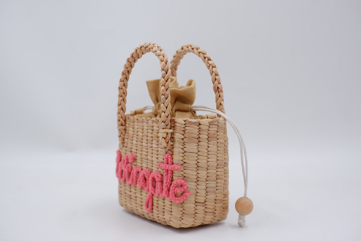 kids purse, kids bag, personalized straw bag, girls purse