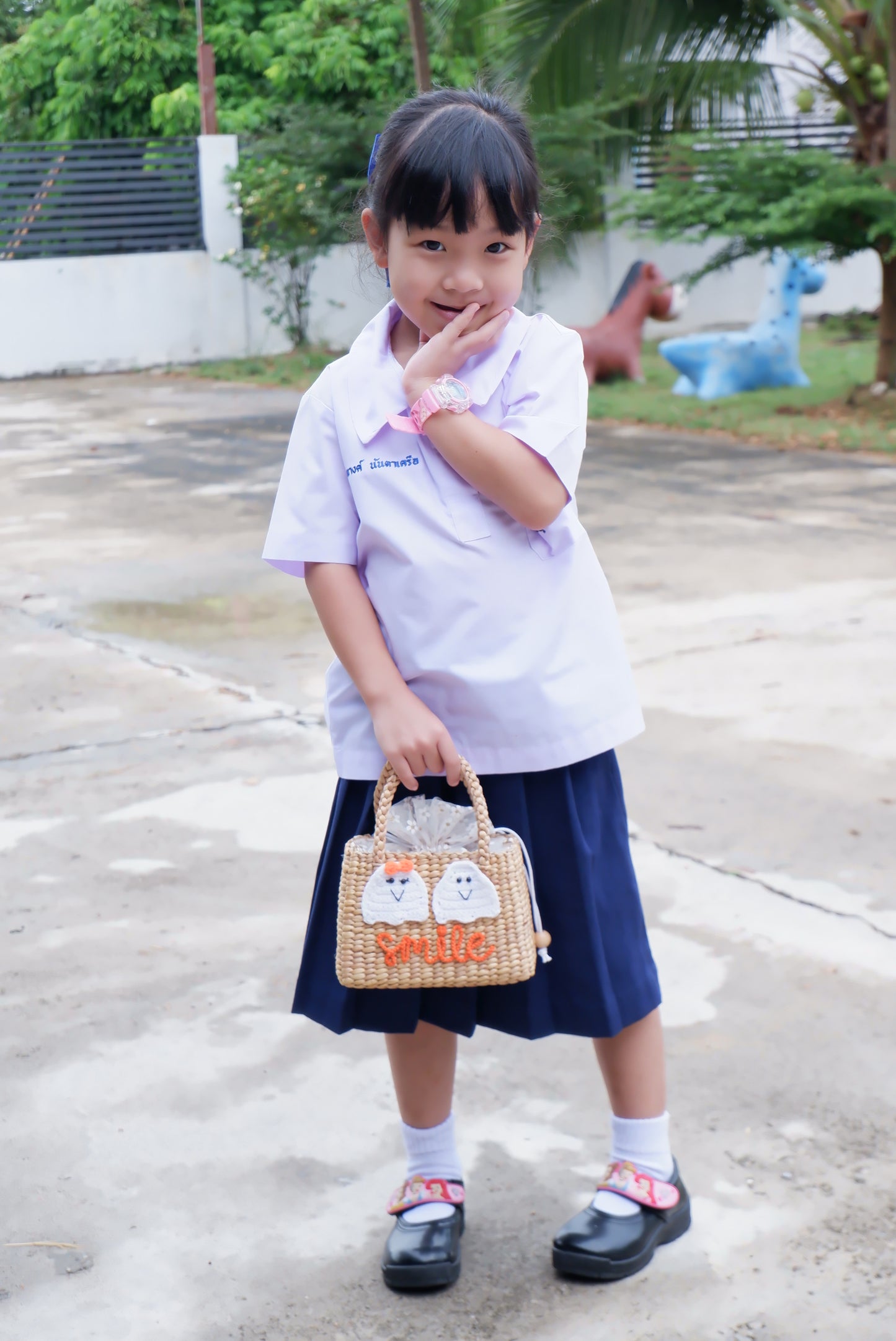 personalized halloween basket , halloween gifts for kids , girl straw purse , halloween pumpkin basket