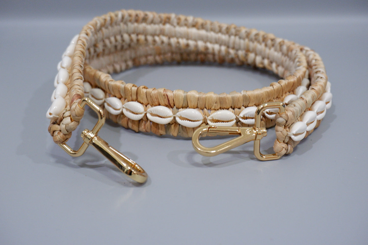 Handmade cowrie shell Crossbody Purse Strap