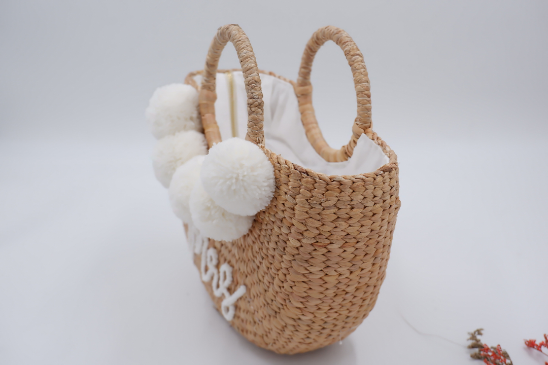 straw beach bag bridesmaid bag personalized bachelorette party gifts bag