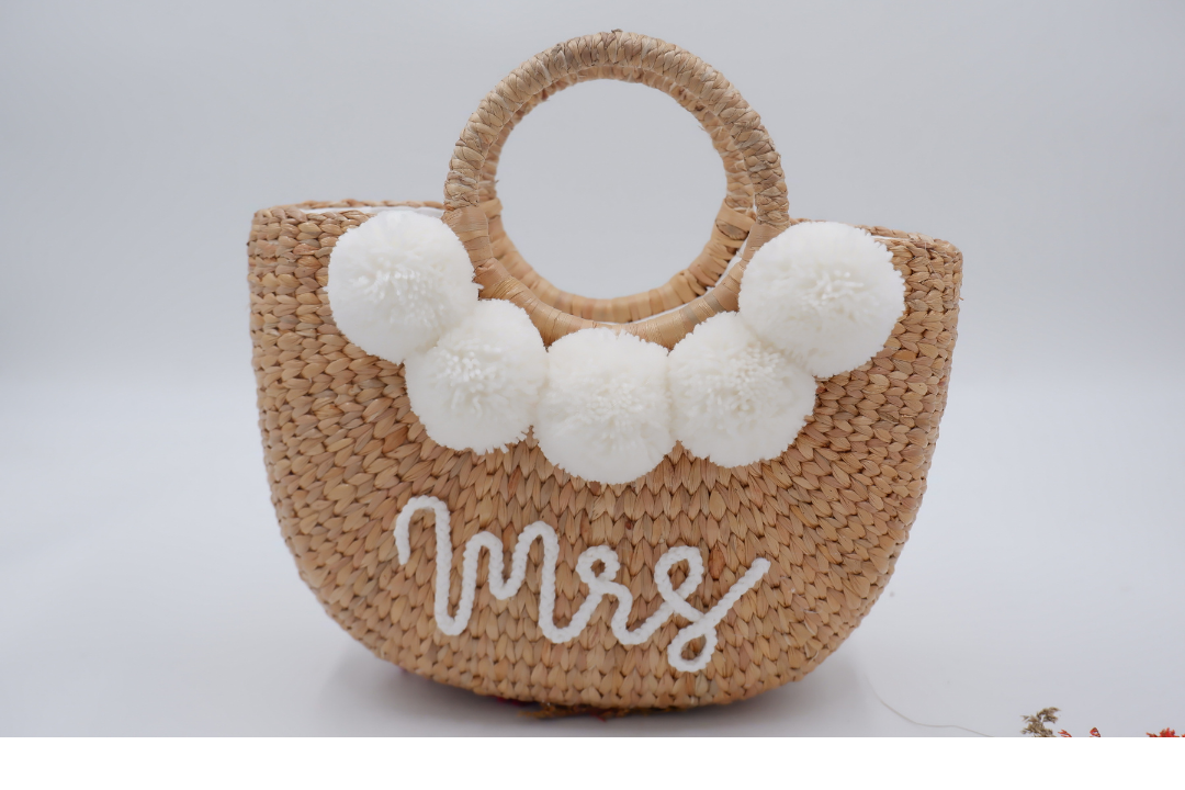 straw beach bag bridesmaid bag personalized bachelorette party gifts bag
