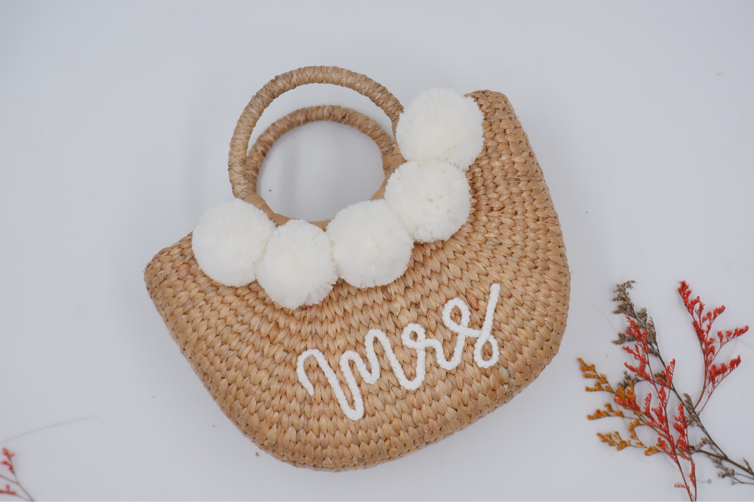 straw beach bag bridesmaid bag personalized bachelorette party gifts bag