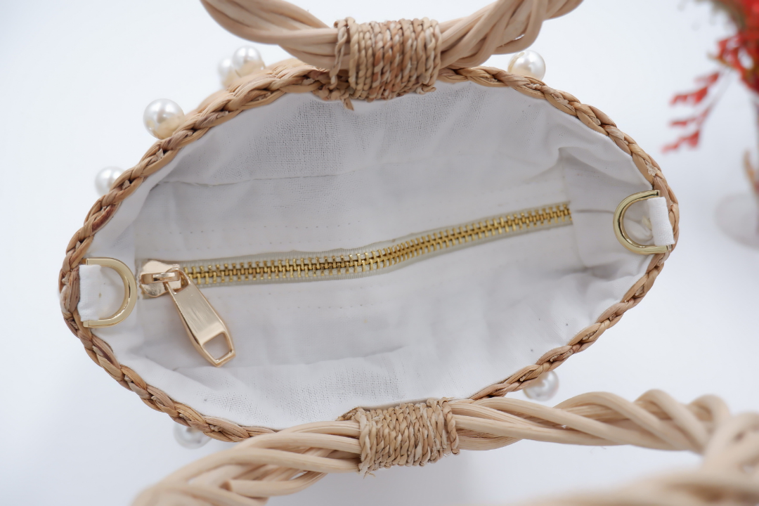 Pearl Straw Bags