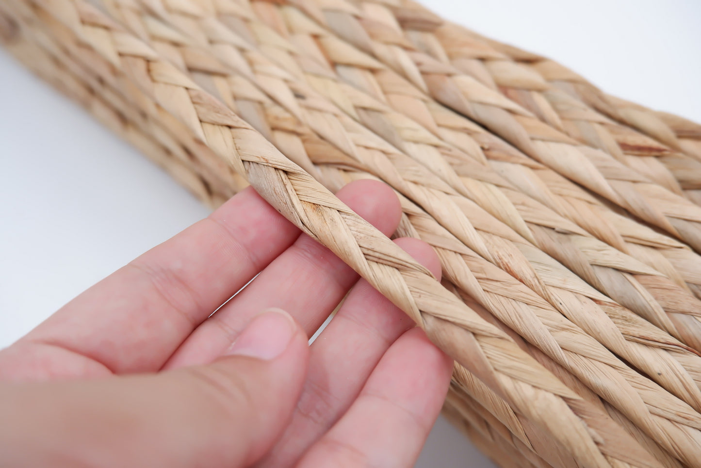 10mm natural water hyacinth rope, Braided Rope, Seagrass cord, Rope Plant Basket, rug rope, braided rope lace, braided hyacinth