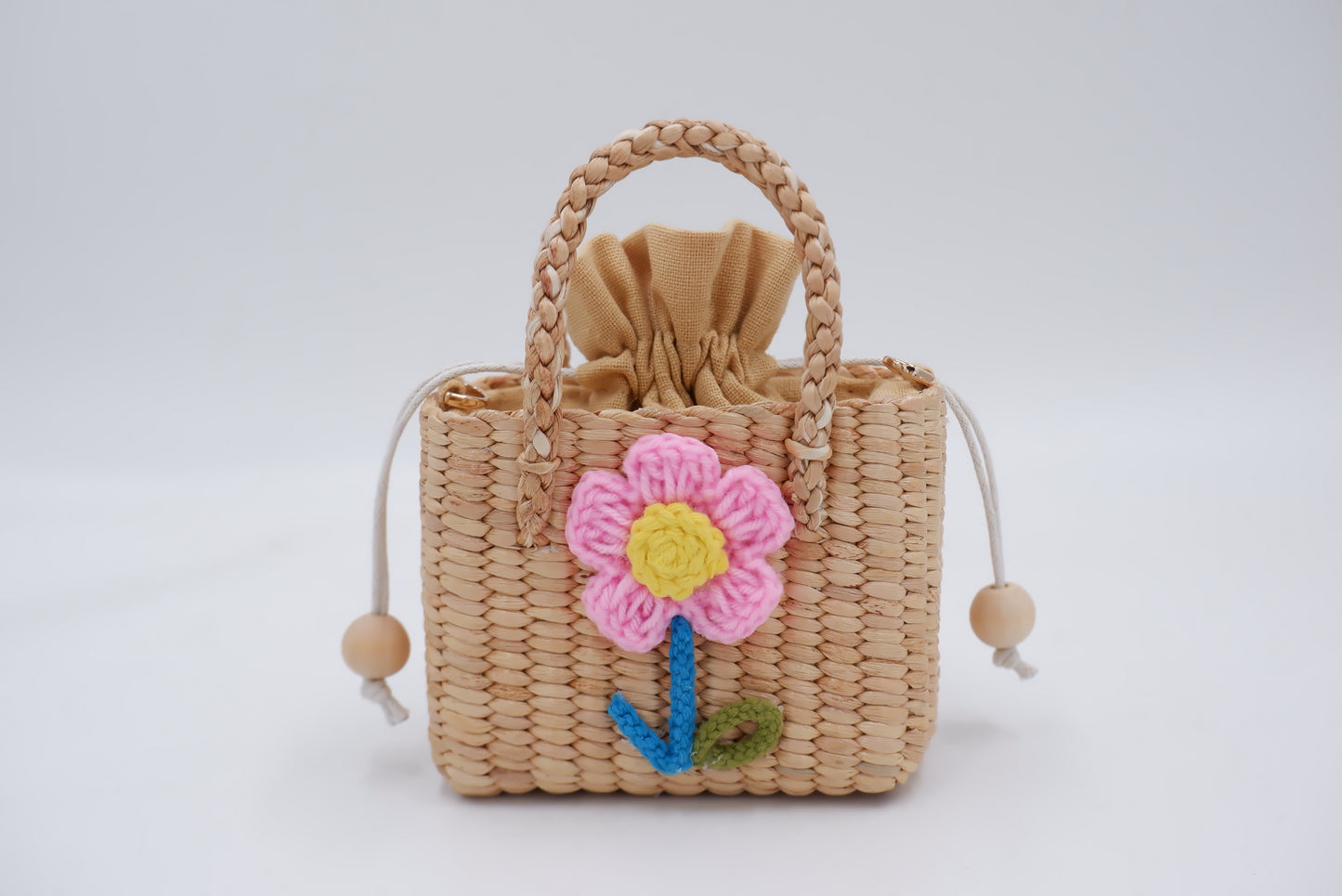straw kid bags / straw bag for kids / child beach bag / kid mini purse