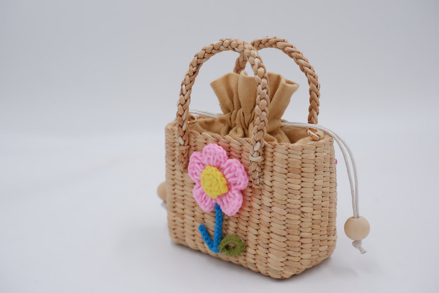 straw kid bags / straw bag for kids / child beach bag / kid mini purse