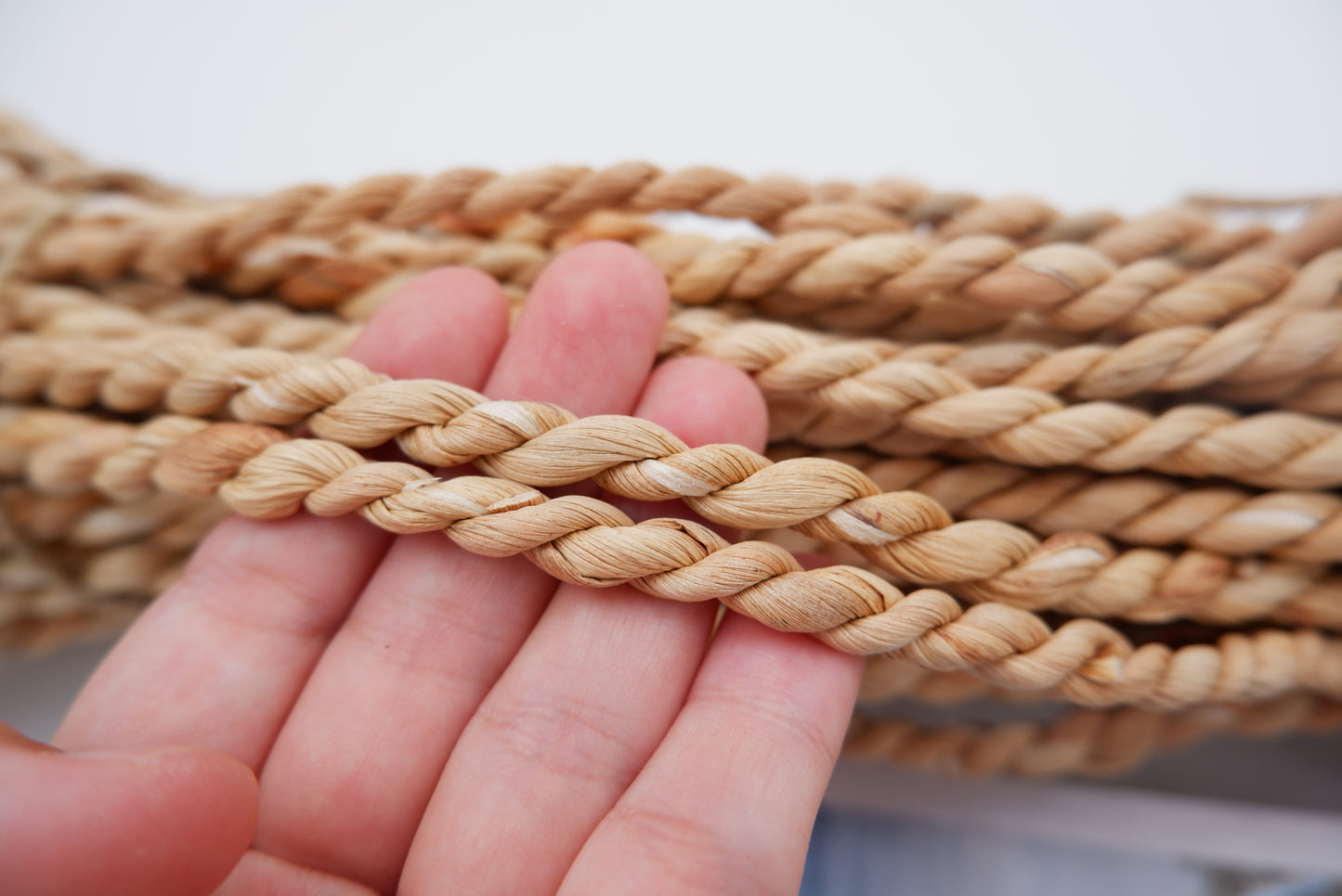 10mm twisted water hyacinth rope, seagrass rope, natural water hyacinth rope, twisted Rope, decorating weddings, rug rope, braided rope lace, yarn