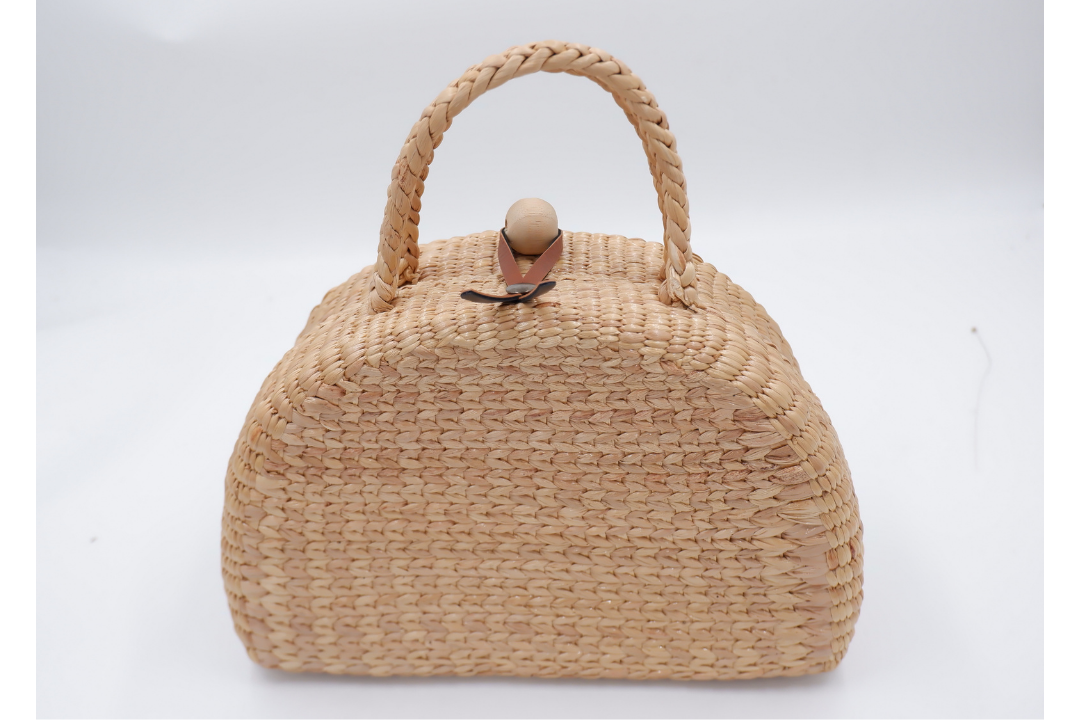 JAYAVENTURA Women's Straw Basket Tote Bag