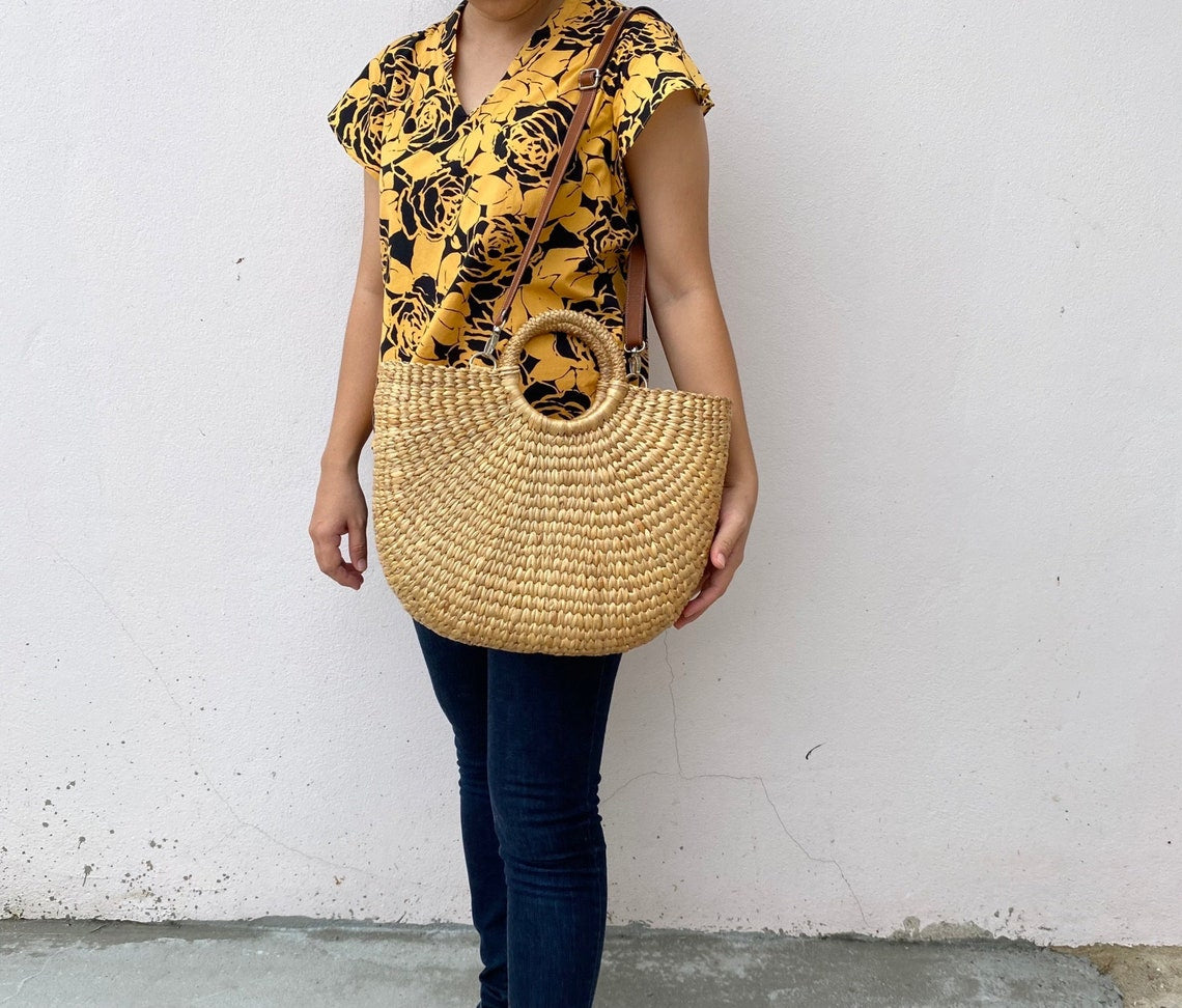 Large Seagrass Tote Bag