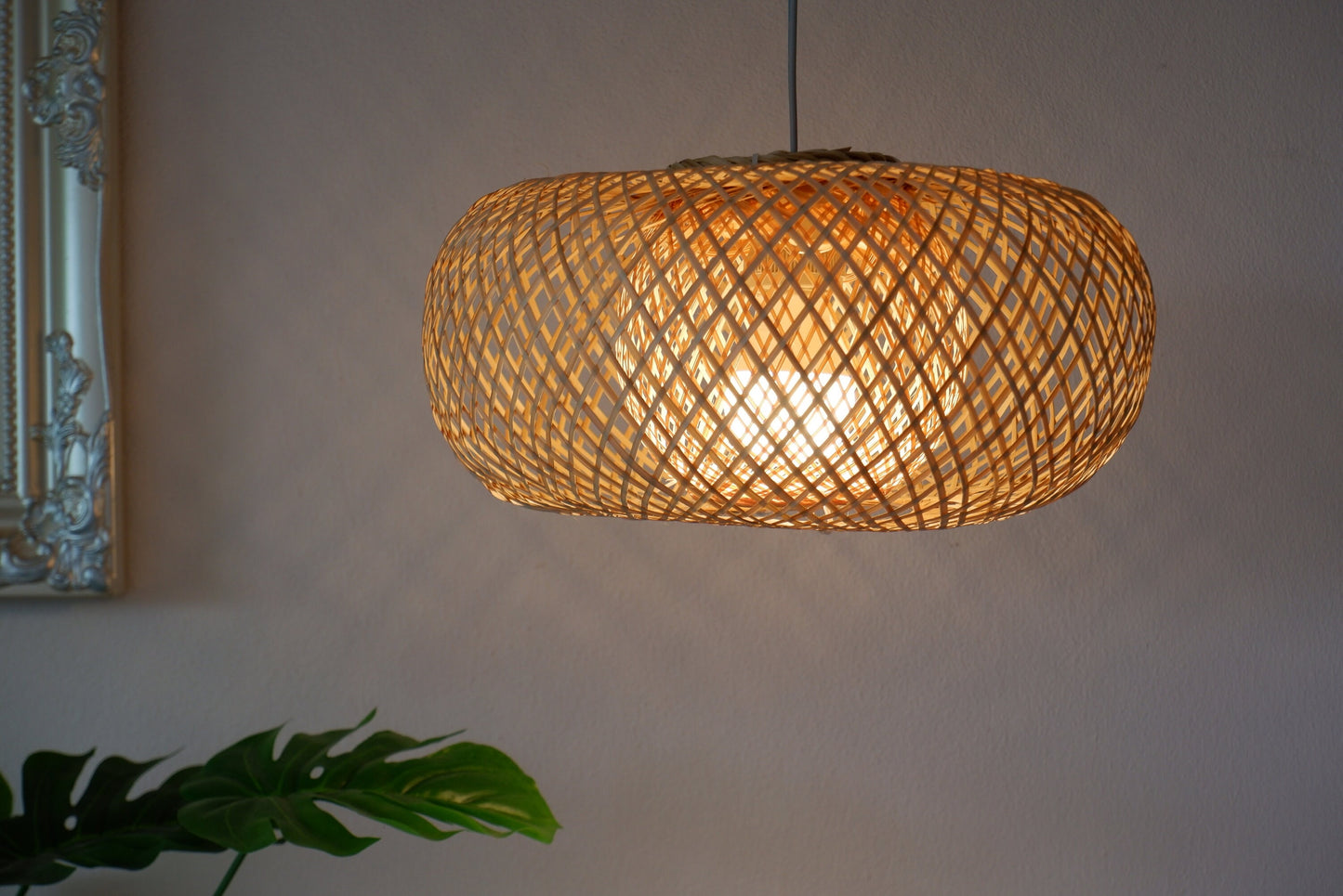 S Size) Bamboo Pendant Light