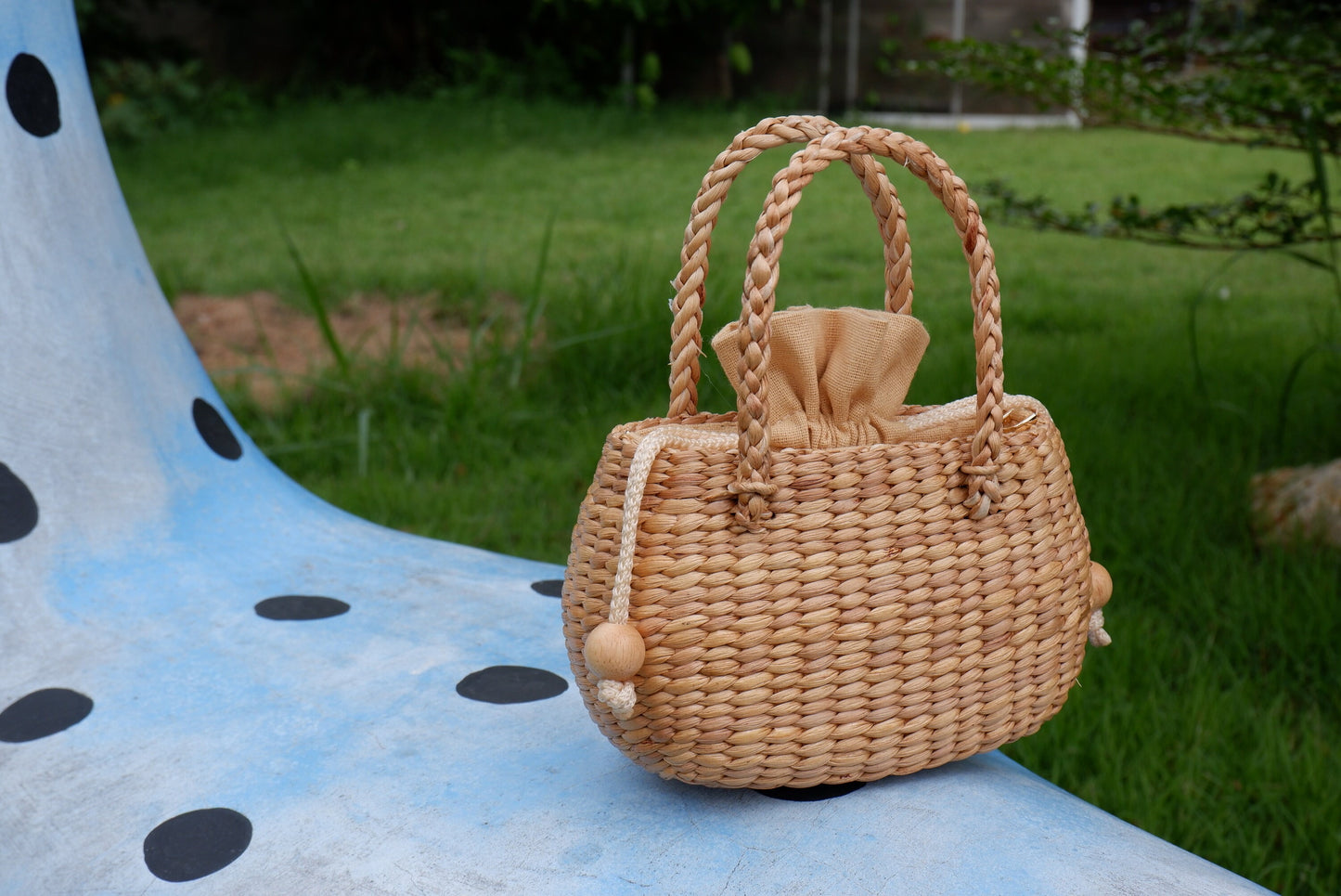 Kids bag, little girl purse, straw handbags for girl