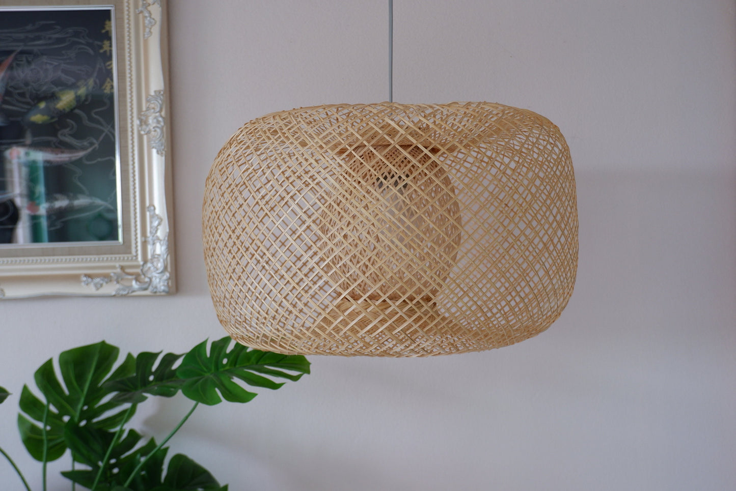 Xl size) Bamboo Pendant Light