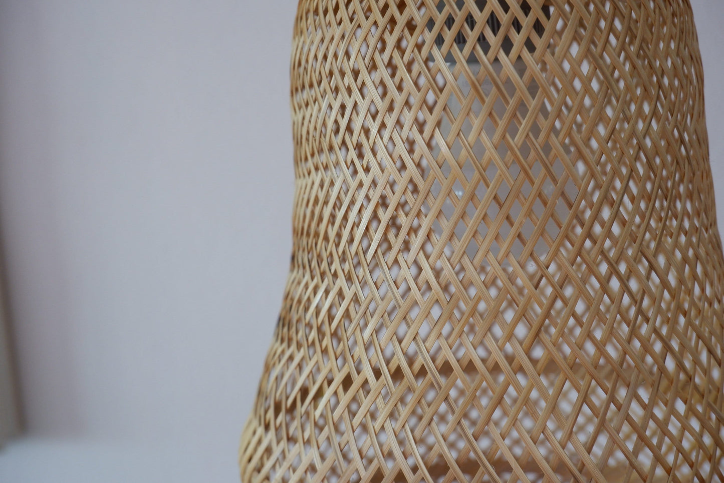 Bamboo lampshade