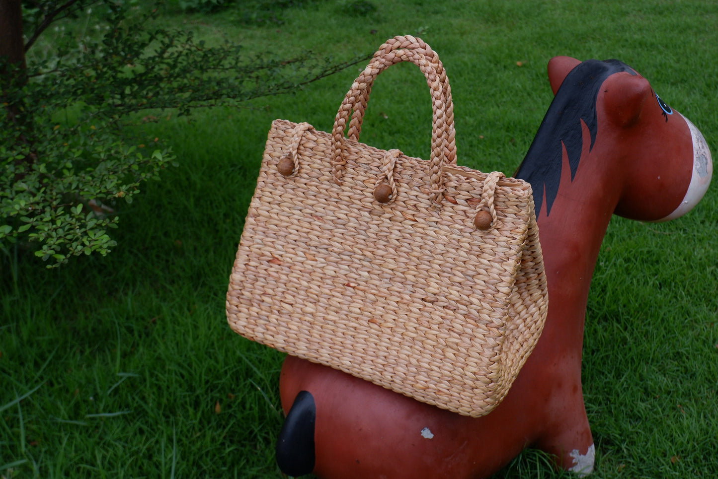 Large beach bag straw Basket