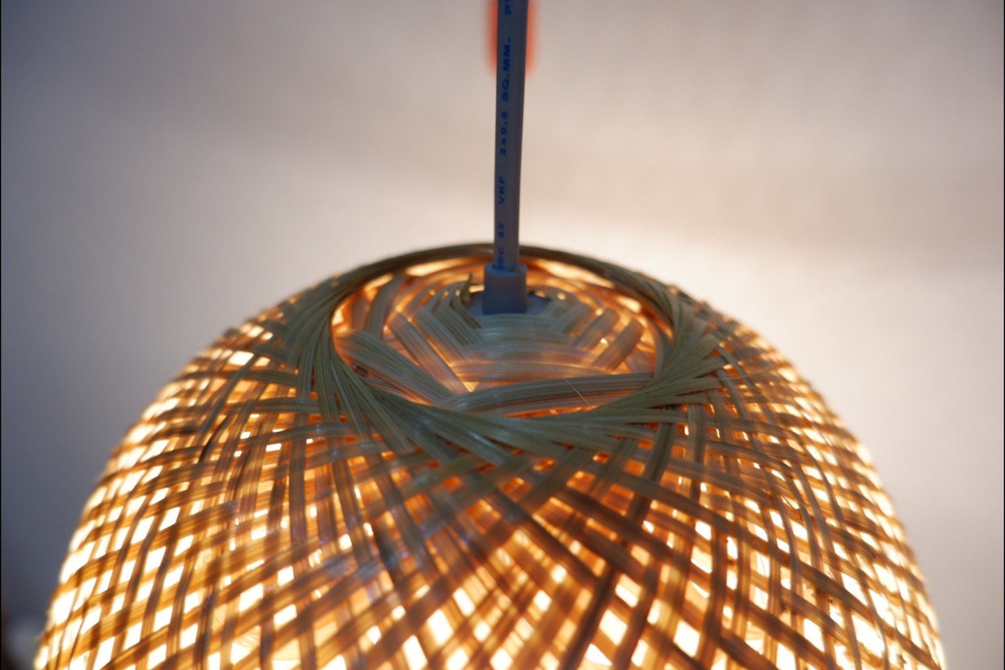 S size) Bamboo Pendant Light