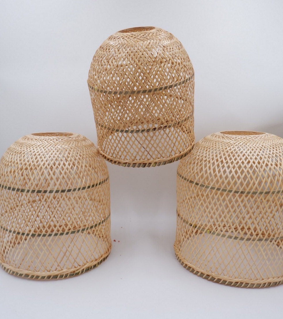 S size) Bamboo Pendant Light