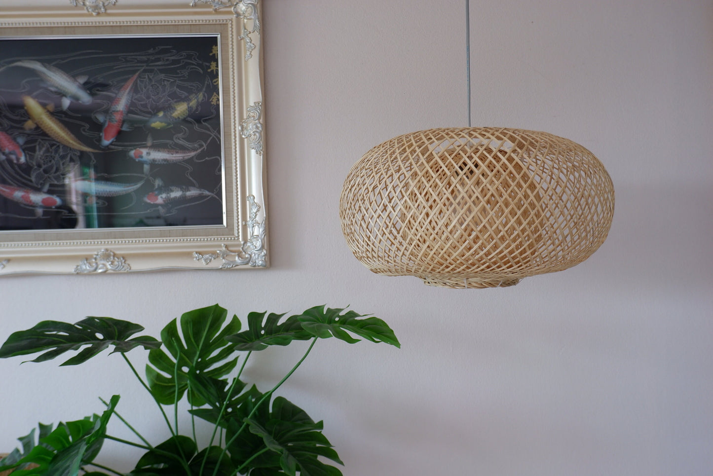M Size) Bamboo pendant light