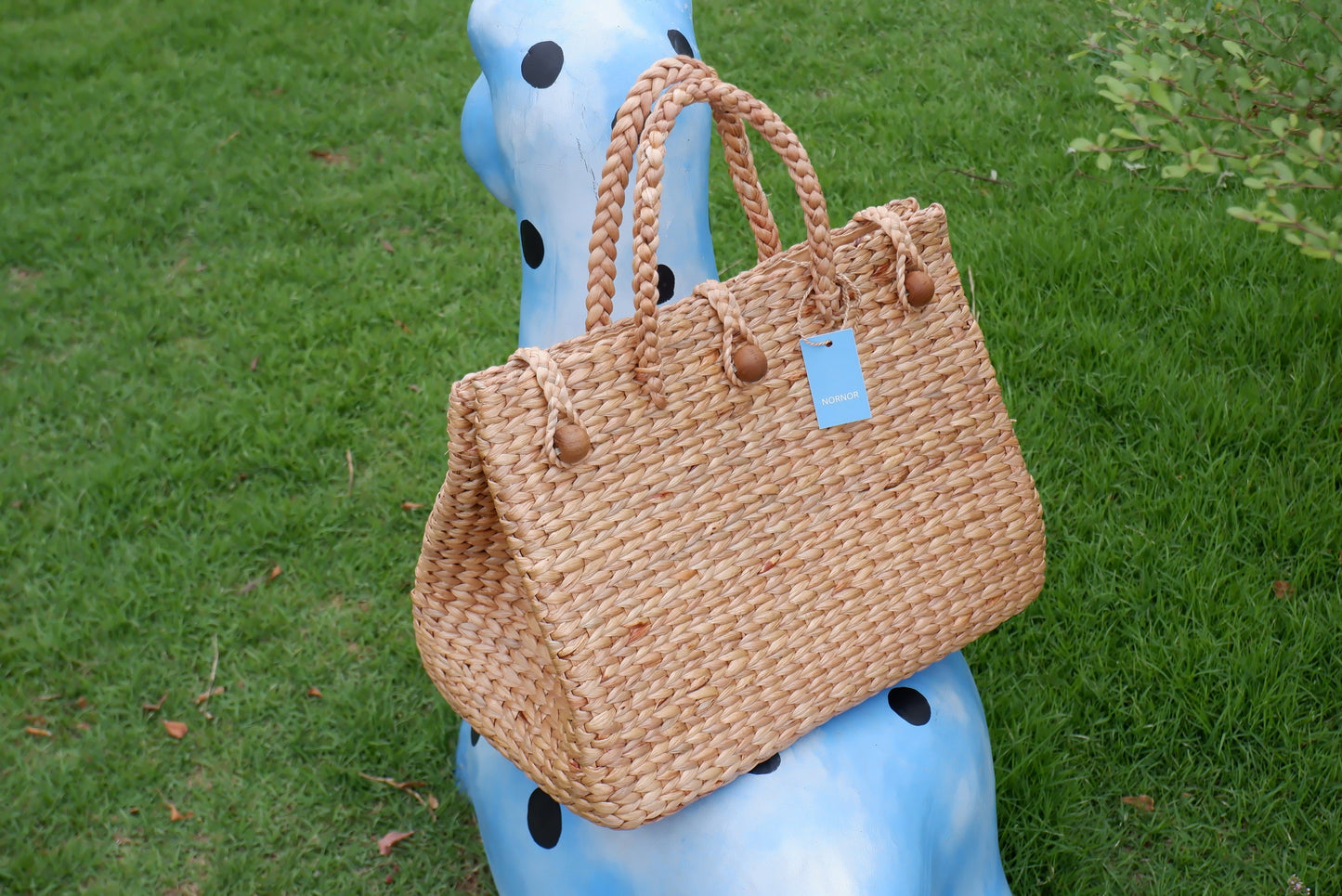Large beach bag straw Basket