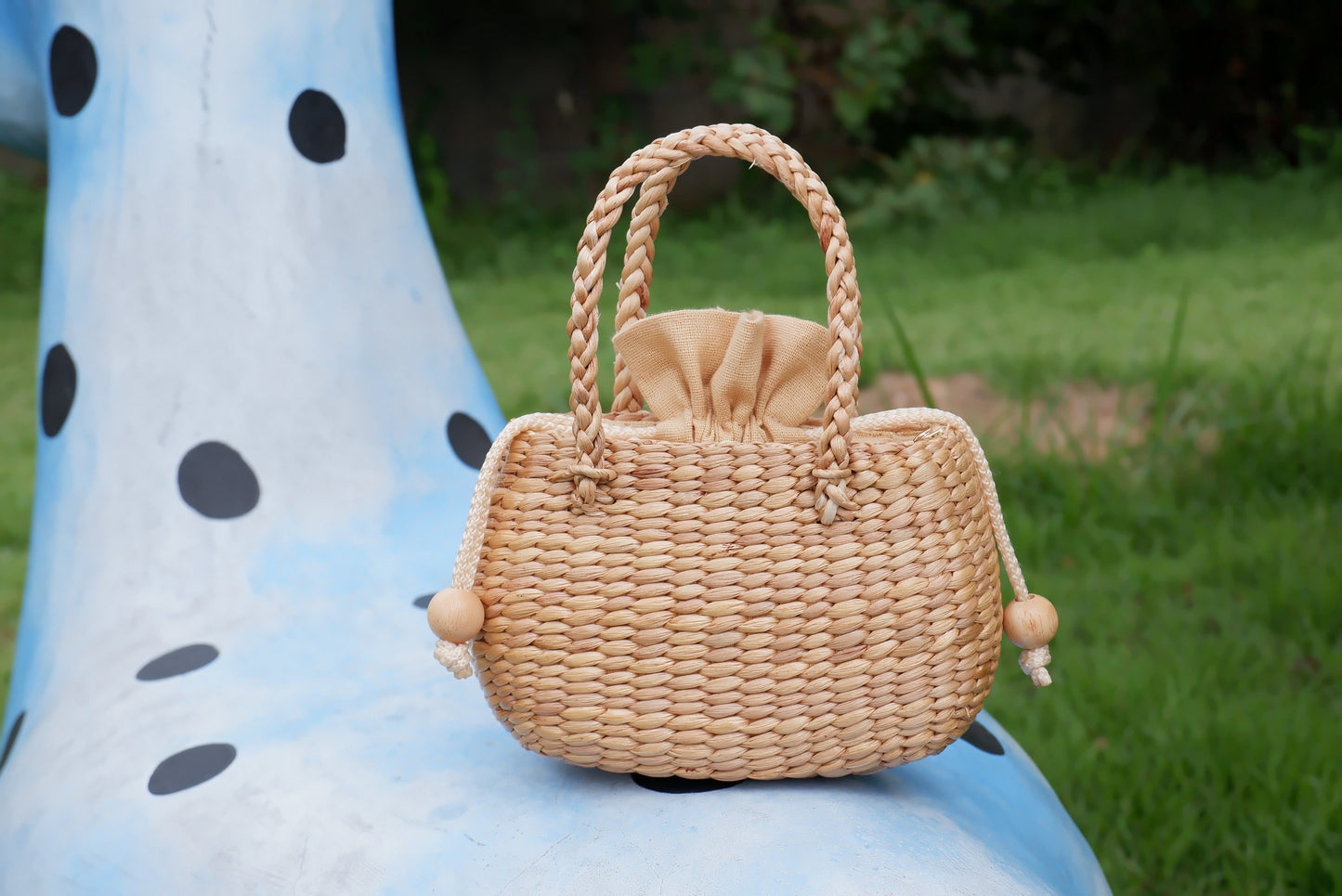 Kids bag, little girl purse, straw handbags for girl