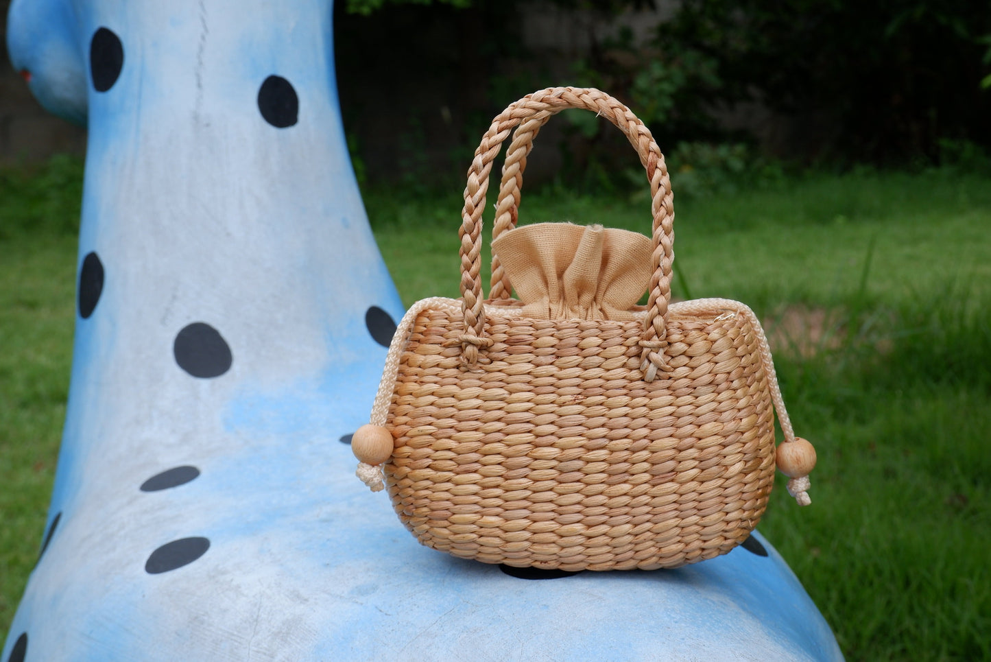 Kids bag, little girl purse, straw handbags for girl