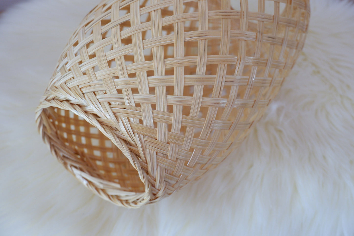 L size) Bamboo pendant light