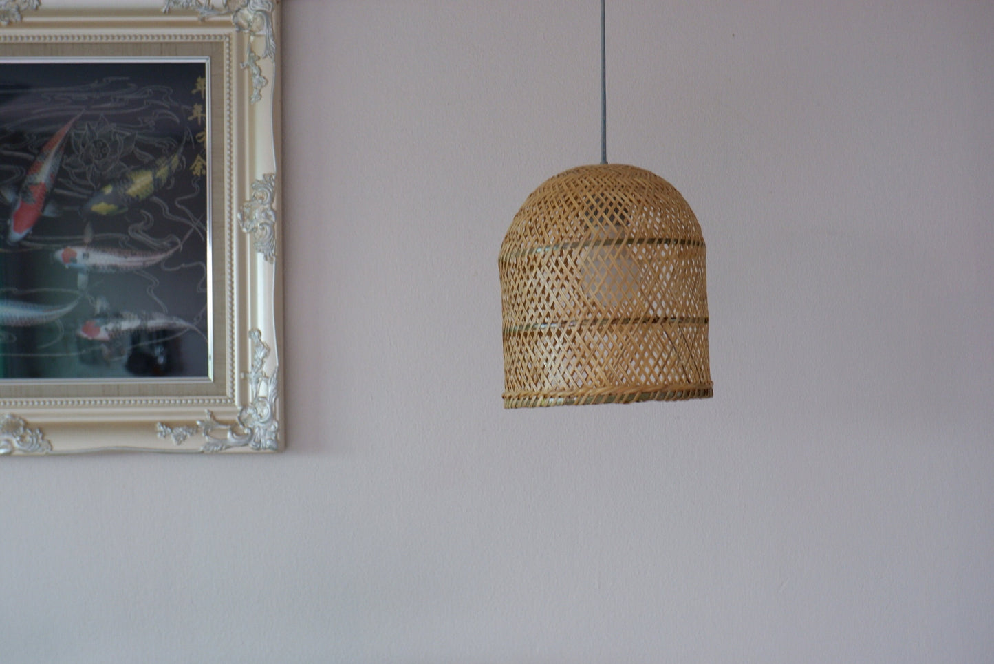 L size) Bamboo Pendant Light