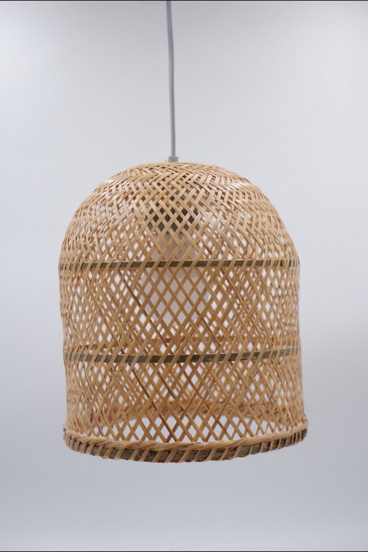 S size) Bamboo Pendant Light