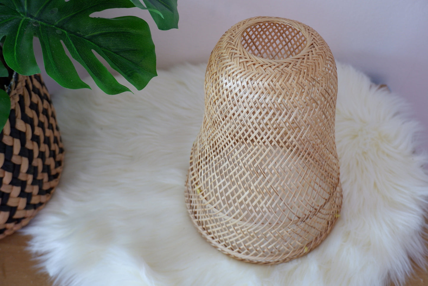 Bamboo lampshade