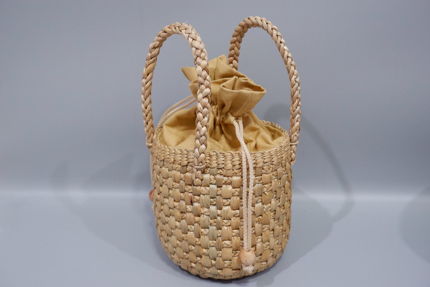 Handmade Water Hyacinth Woven Bag – Natural Boho Handbag for Women