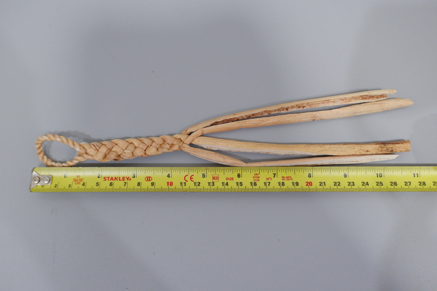 Handwoven Water Hyacinth Cat Wand Toy | Natural Pet Toy for Cats, Rabbits & Small Pets