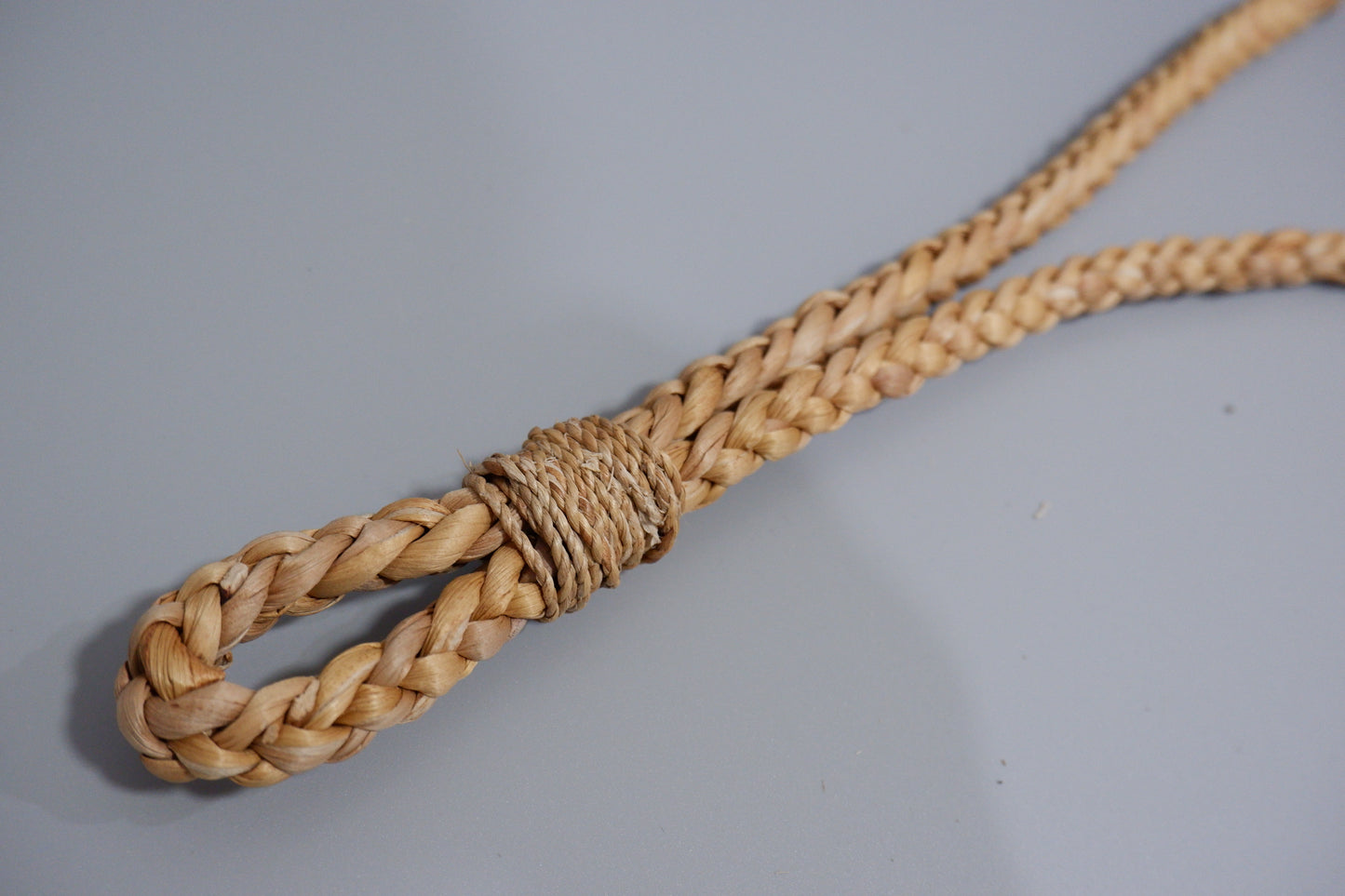 Handwoven Water Hyacinth Cat Wand Toy | Natural Pet Teaser