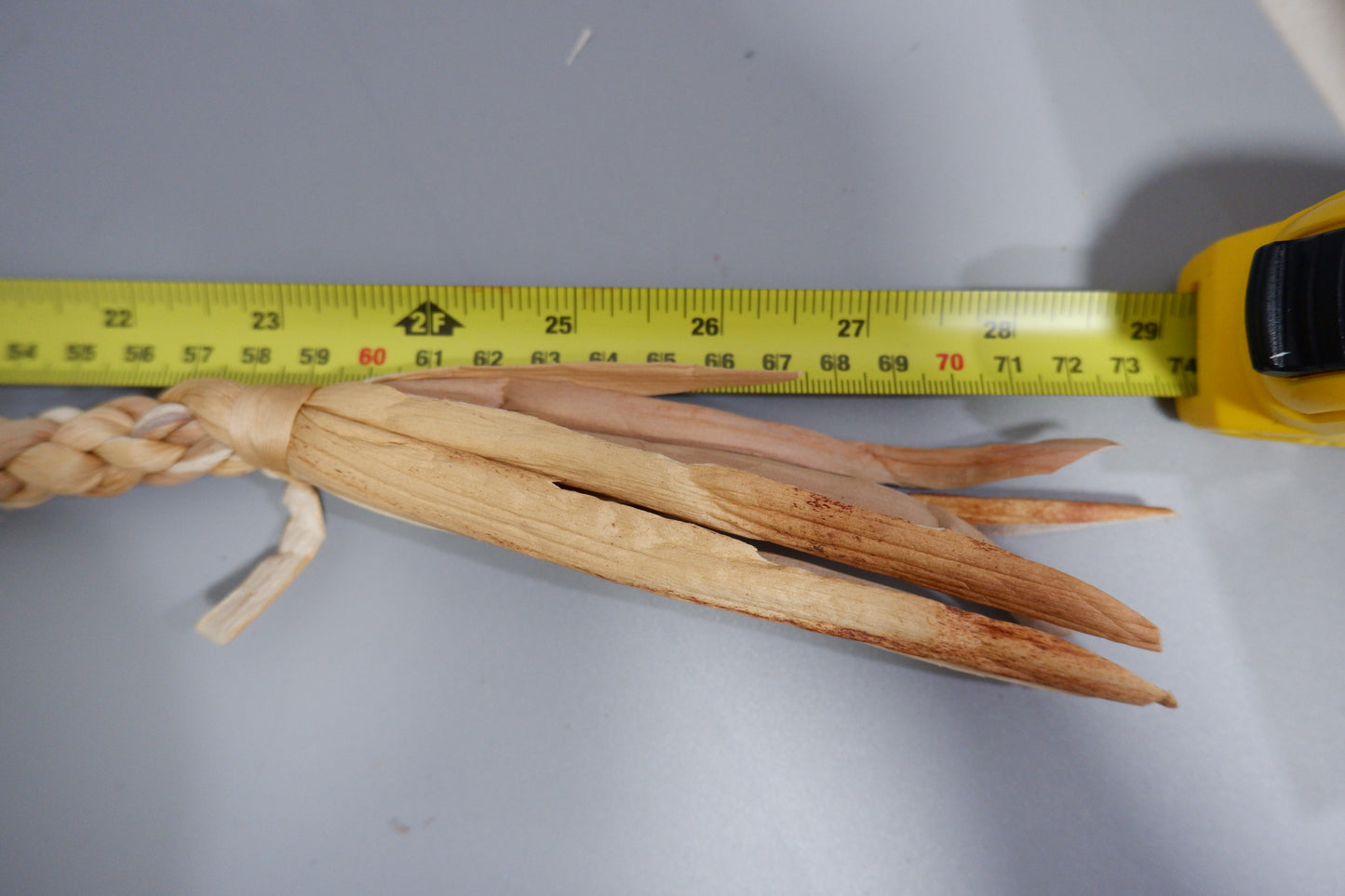 Natural Water Hyacinth Cat Wand Toy for Cats, Rabbits & Small Pets
