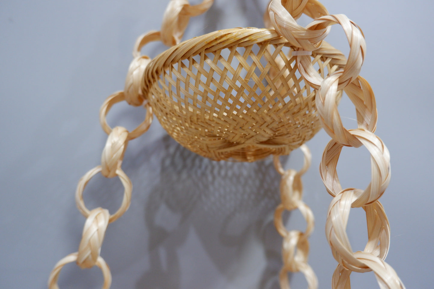 3 Tier Hanging Basket – Natural Woven Hanging Storage for Kitchen & Home