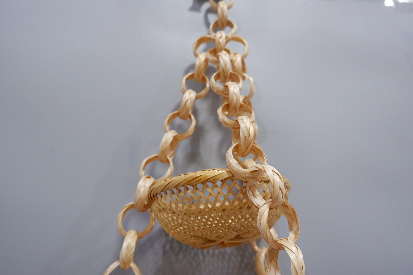 3 Tier Hanging Basket – Natural Woven Hanging Storage for Kitchen & Home