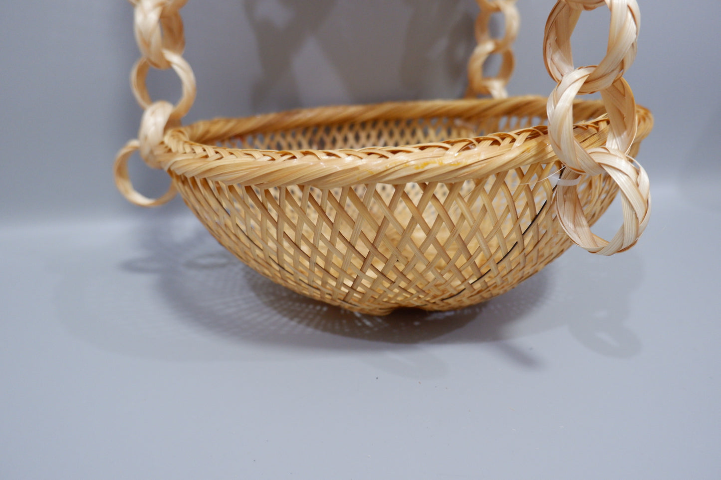 3 Tier Hanging Basket – Natural Woven Hanging Storage for Kitchen & Home