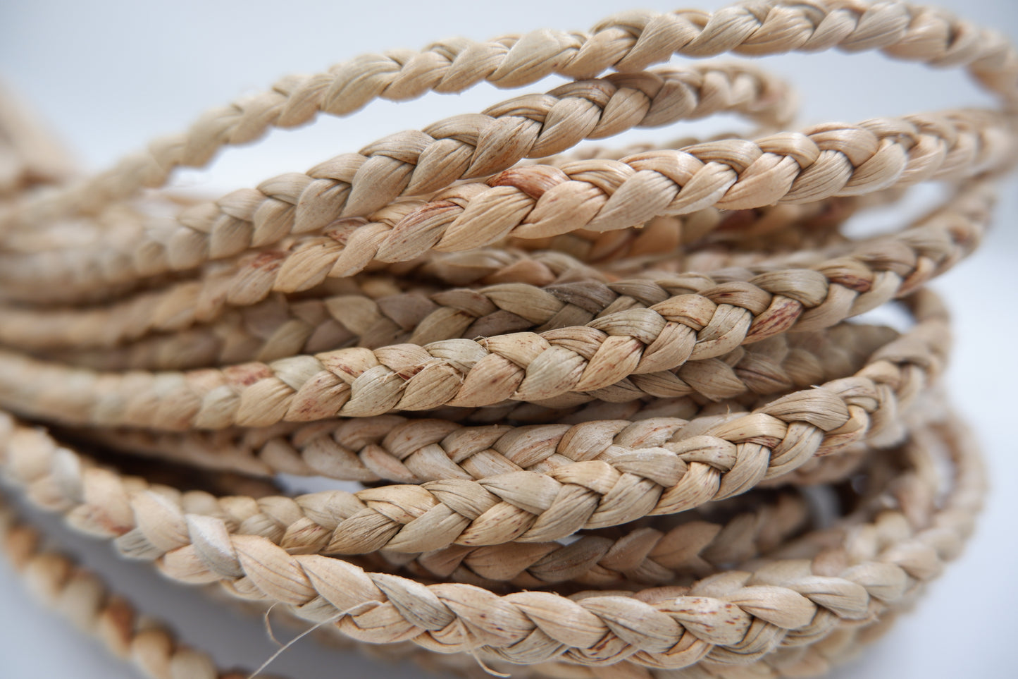 7mm braided rope, water hyacinth rope