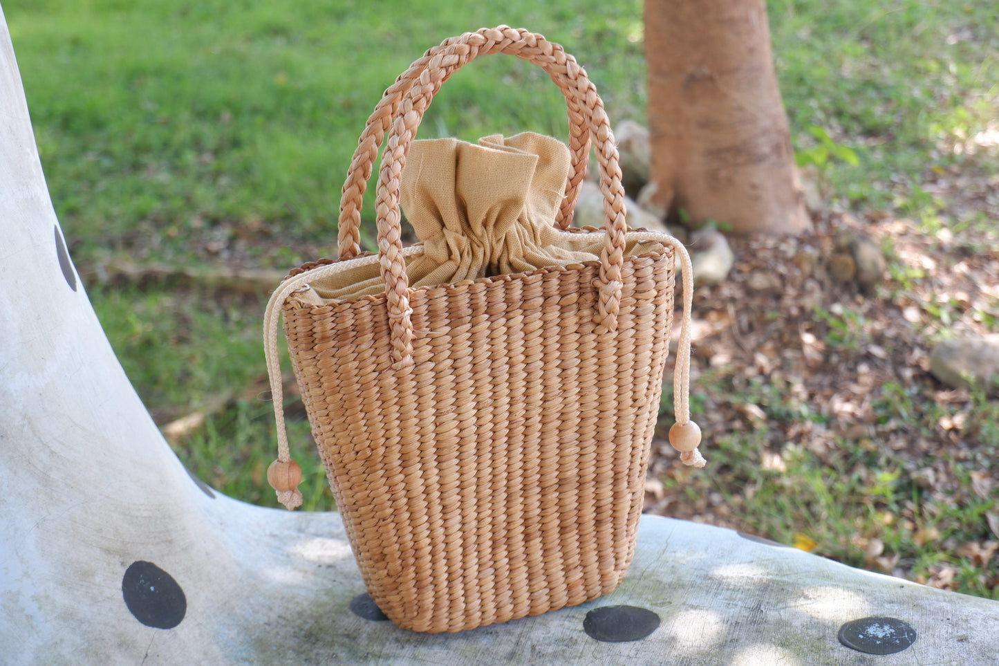 Handmade Water Hyacinth Bucket Bag