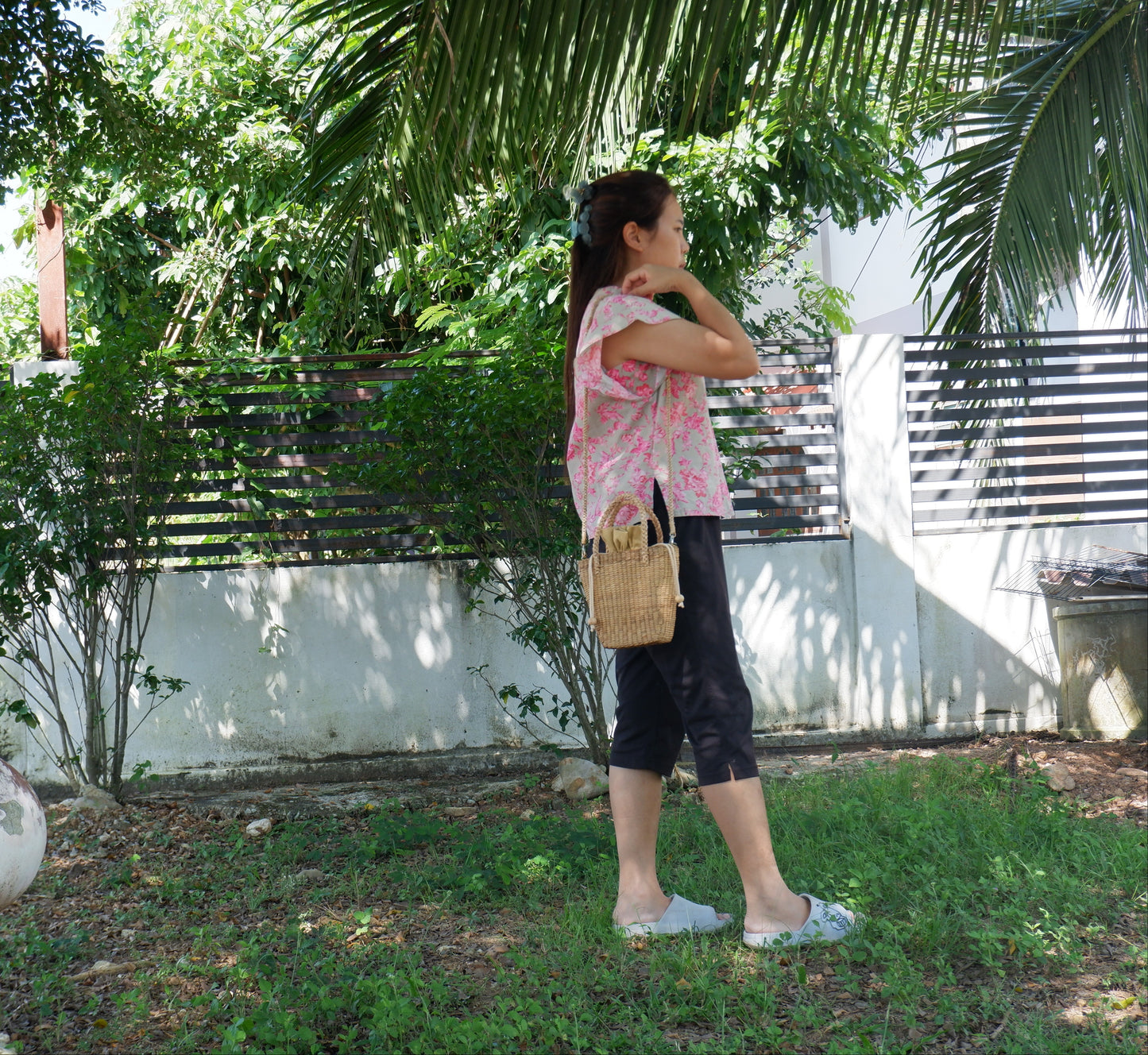 Handmade Water Hyacinth Bucket Bag