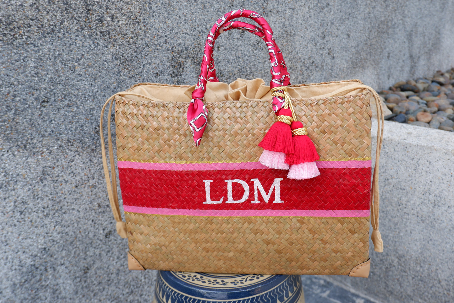 Straw Bag Monogram, Personalized gifts, Bridesmaid proposal