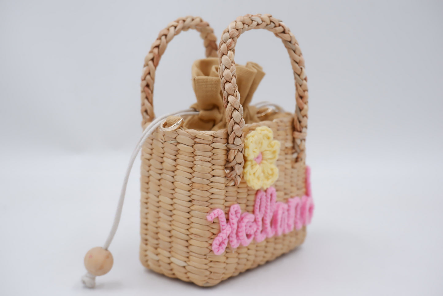 personalized flower girl basket girl purse