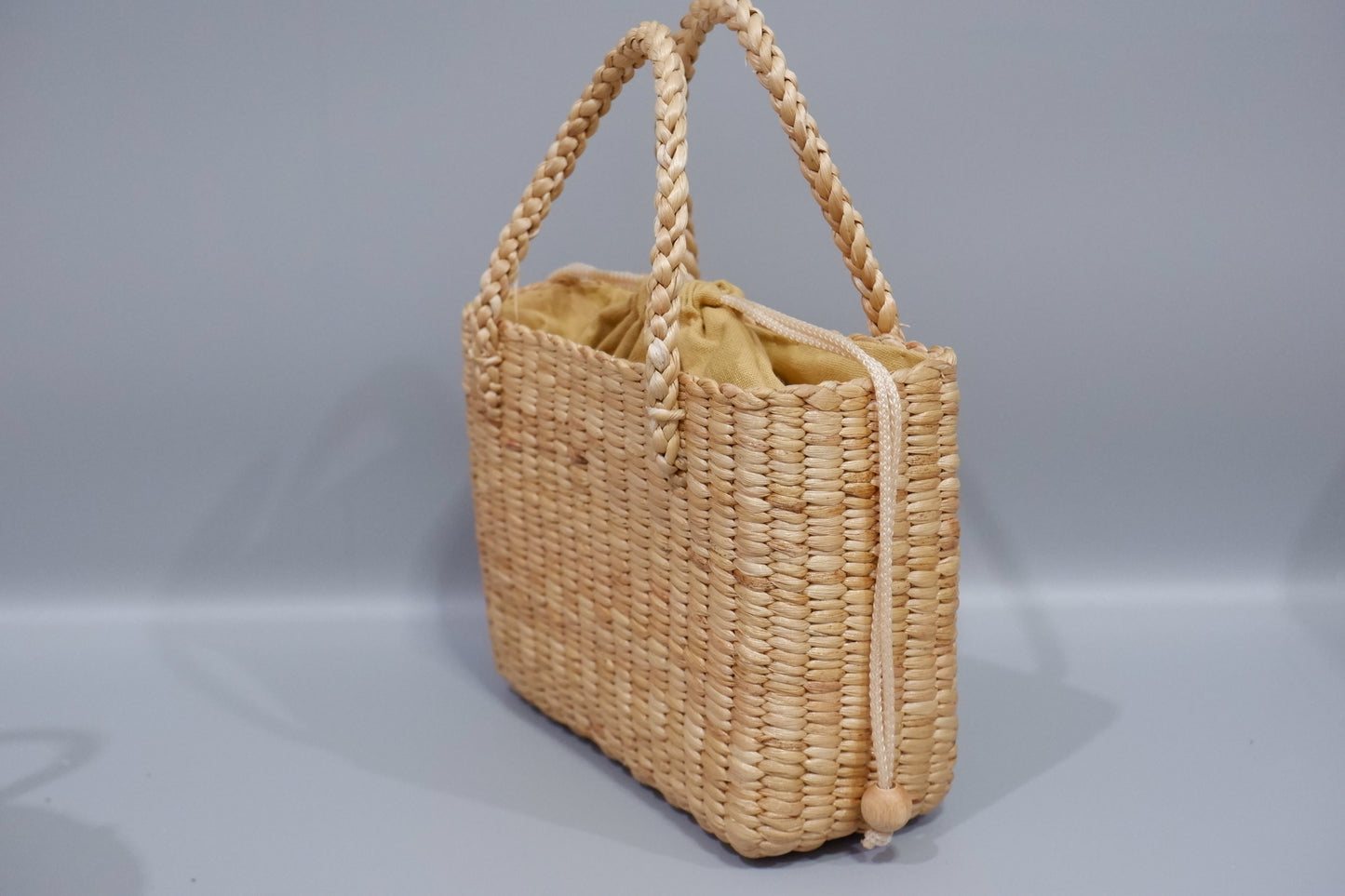 Handmade Water Hyacinth Bag, Woven Tote Bag, Straw Bag, Boho Beach Bag, Eco Friendly Handbag
