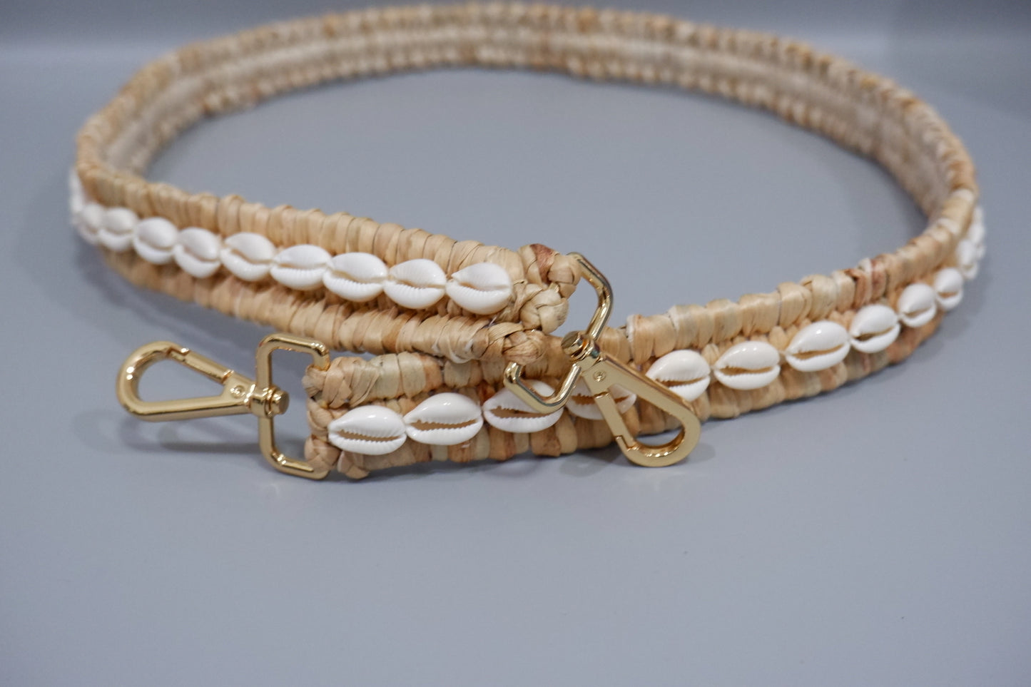 Handmade cowrie shell Crossbody Purse Strap