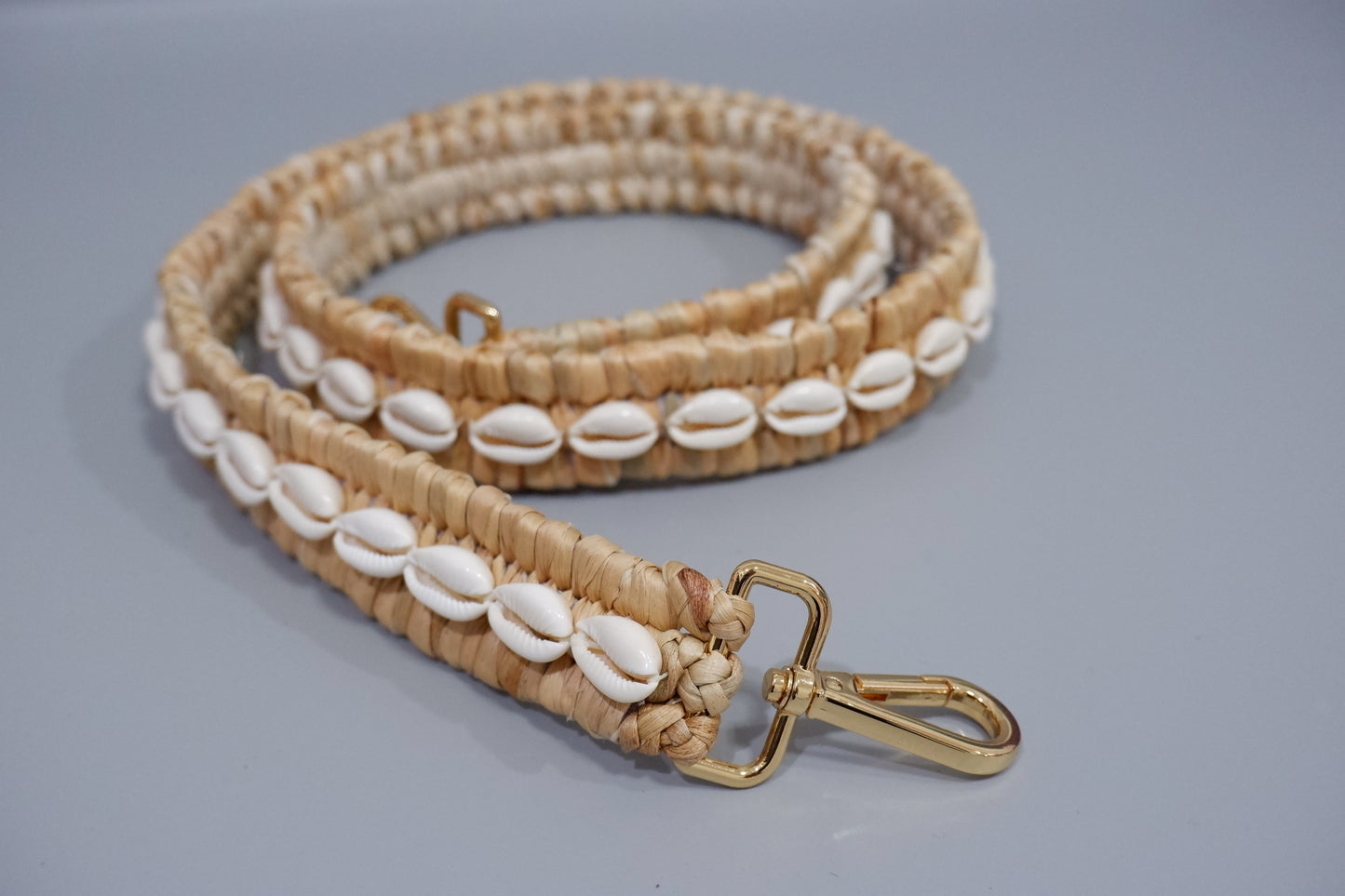 Handmade cowrie shell Crossbody Purse Strap