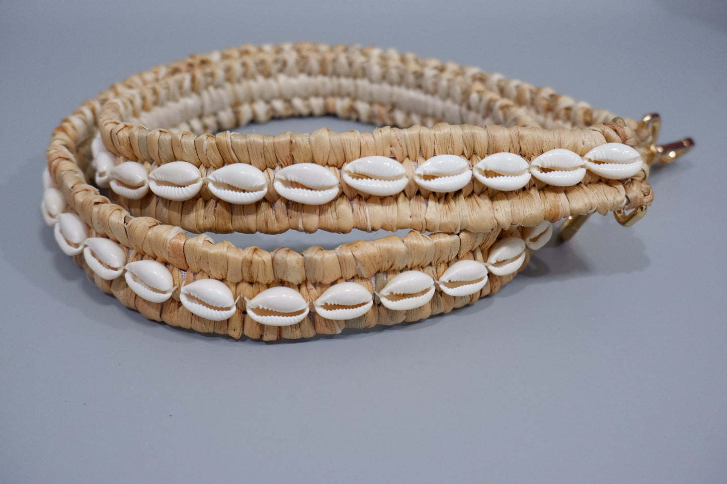 Handmade cowrie shell Crossbody Purse Strap