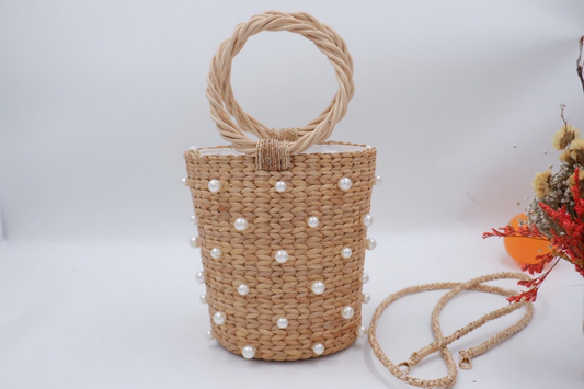 Pearl Straw Bags