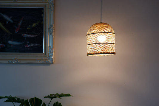 S size) Bamboo Pendant Light