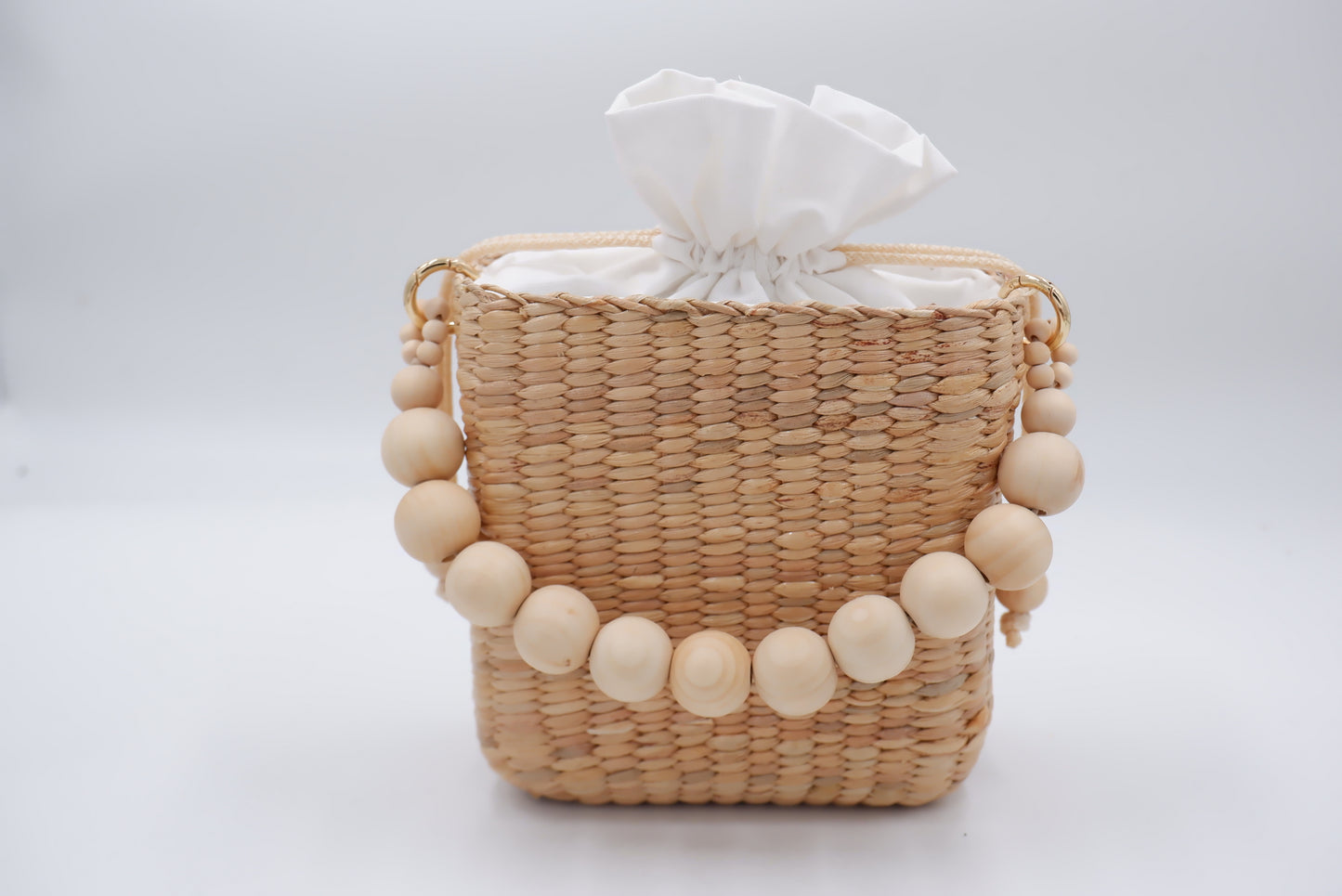 Beaded Straw Bag