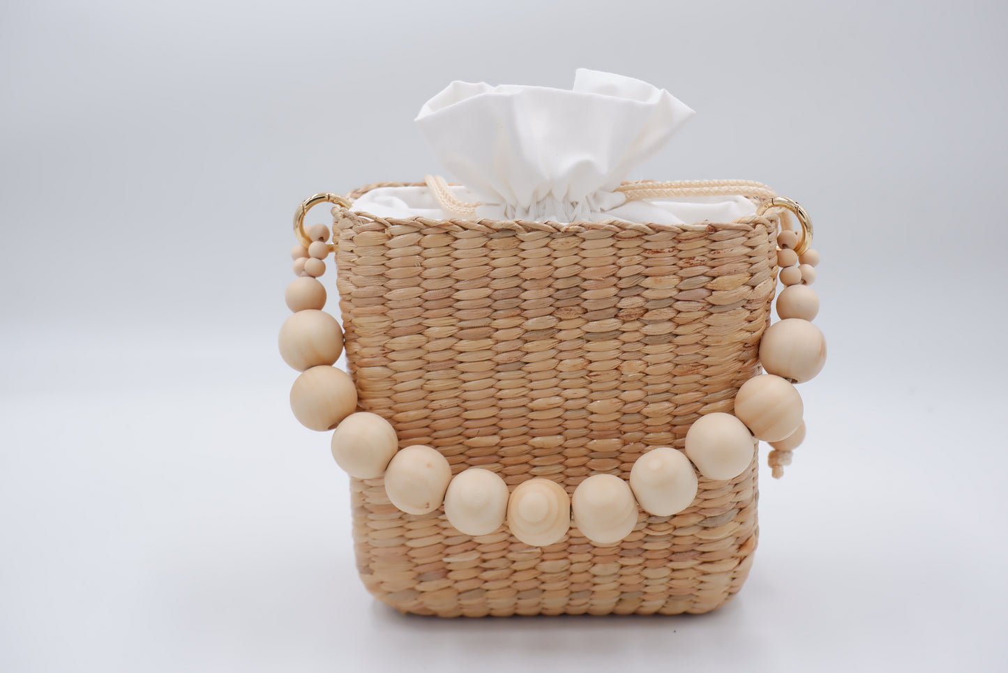 Beaded Straw Bag